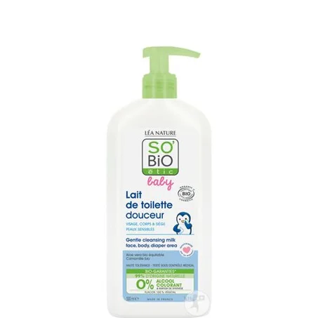 SO BIO Lait De Toilette Douceur Visage CorpsSiège Haute Tolérance