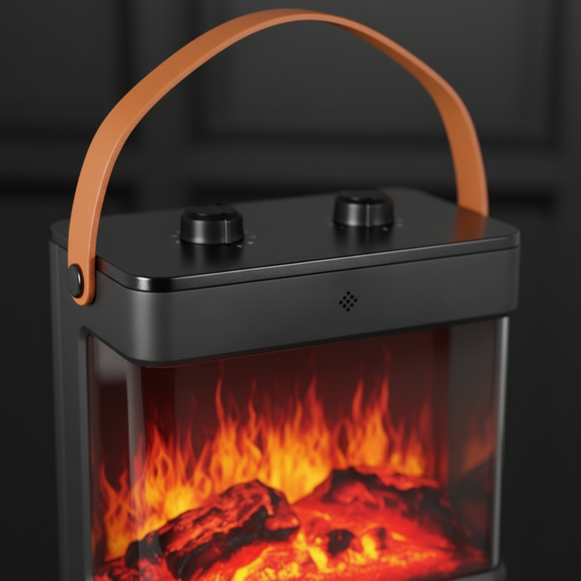 دفاية كهربائية مع ديكور فاخر الحديثة