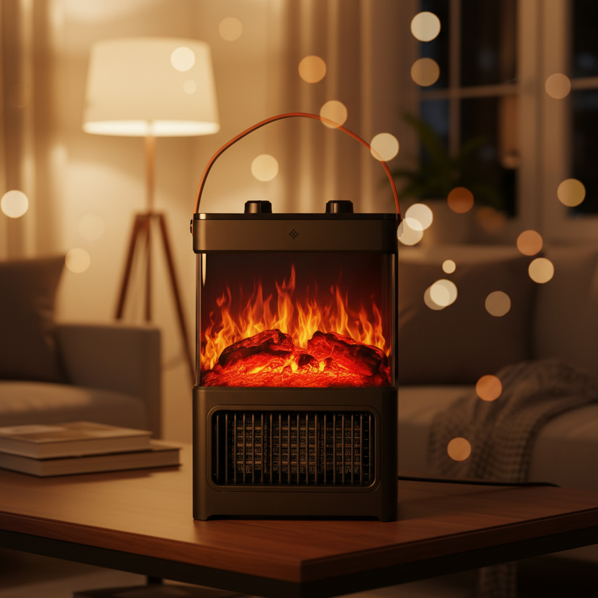 دفاية كهربائية مع ديكور فاخر الحديثة