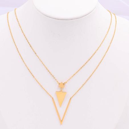 Chaîne V doublé 100% Acier inoxydable