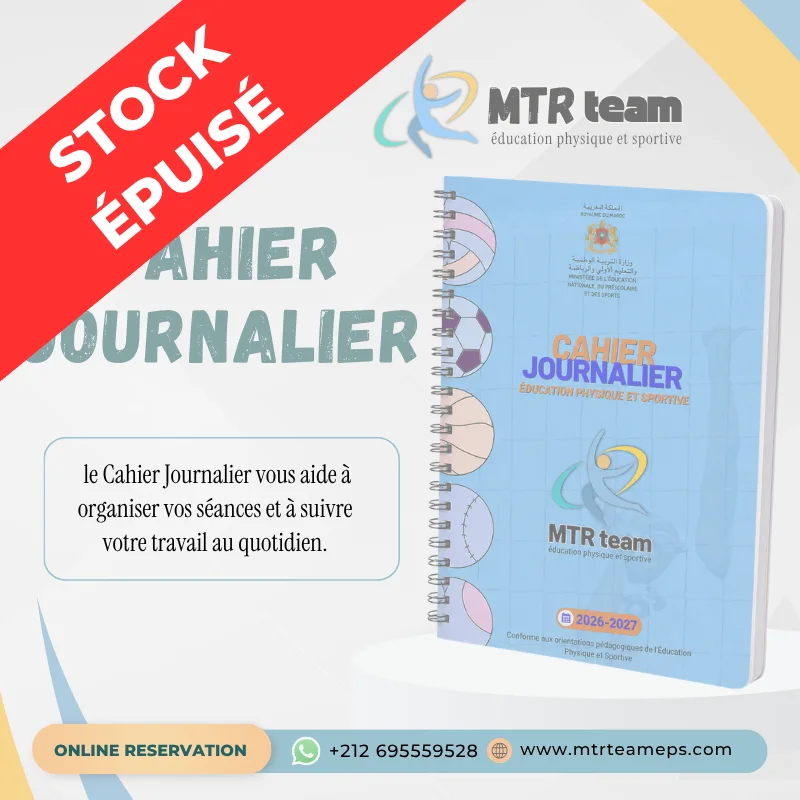 Cahier Journalier / MTR TEAM EPS