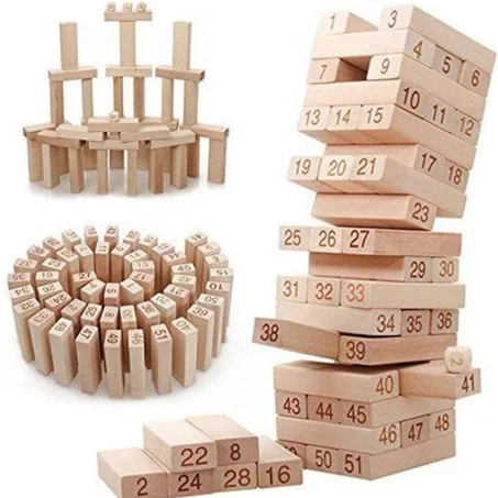 Jenga, le 1er à faire tomber la tour a perdu! 70DH