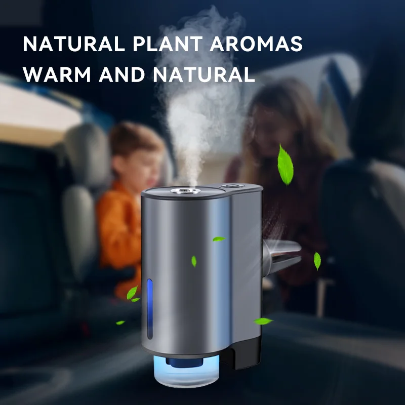 Diffuseur d’Arômes Rechargeable pour Voiture – Purificateur & Désodorisant