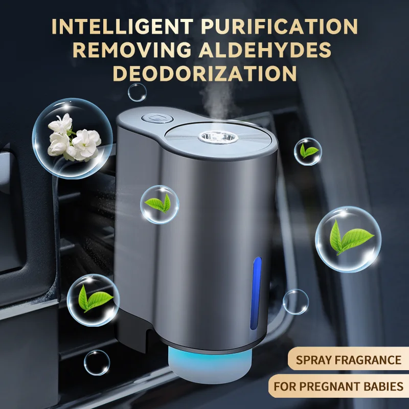 Diffuseur d’Arômes Rechargeable pour Voiture – Purificateur & Désodorisant