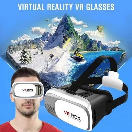 🥽 نظارات الواقع الافتراضي VR BOX – عيش التجربة 360°