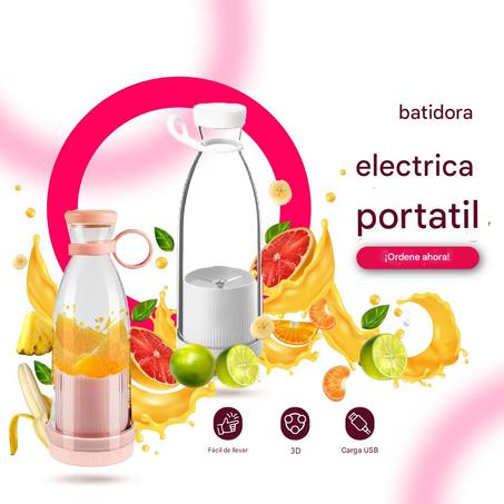 Licuadora para batidos y cócteles portátil