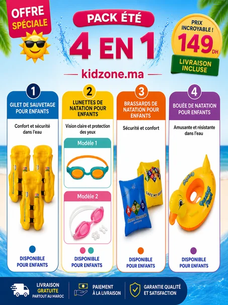 Pack Été 4 en 1 pour Enfants