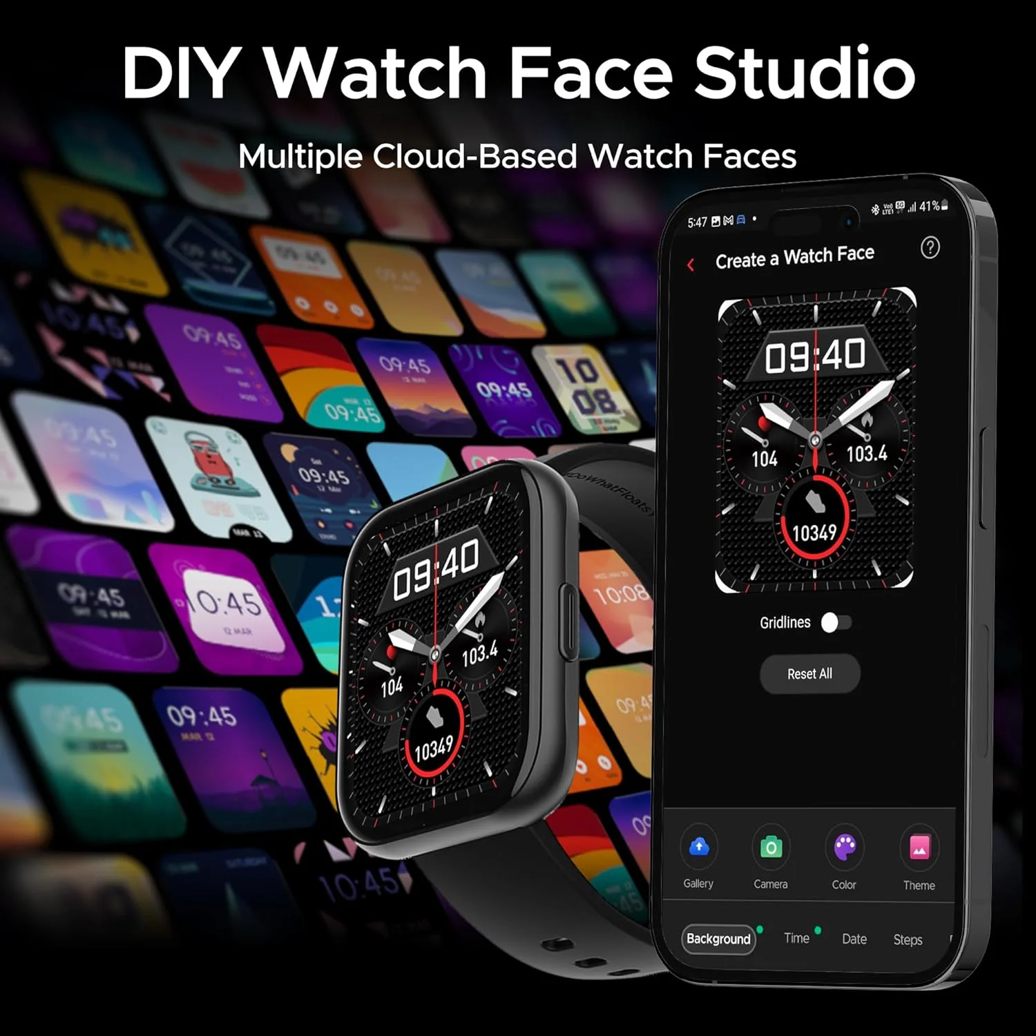 Movement Smart Watch الساعة الذكية متعددة الوظائف