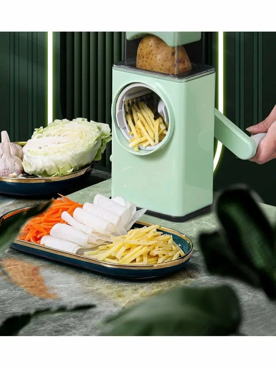 قطاعة خضروات يدوية متعددة الوظائف 4 في 1
