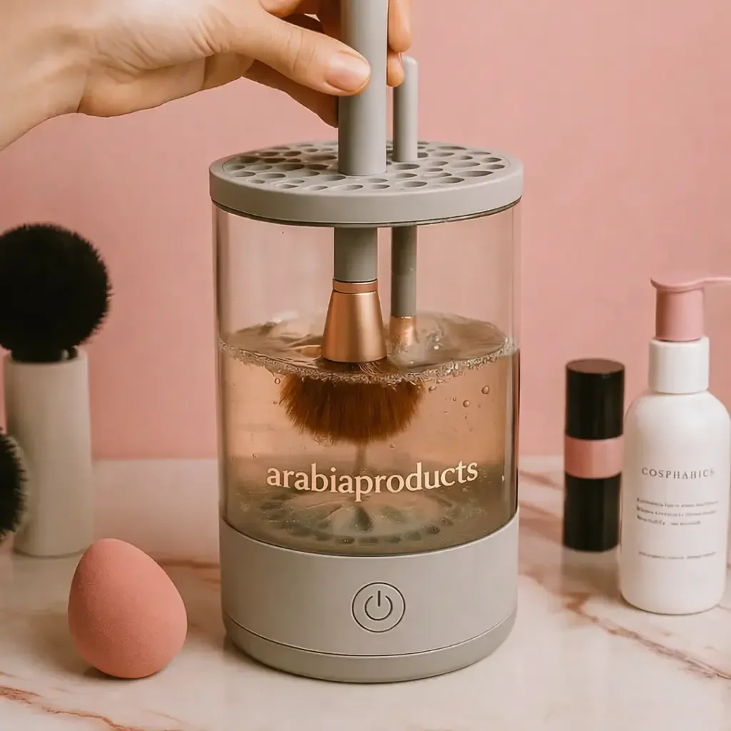 جهاز تنظيف وتعقيم فرش المكياج - بلطف وفعالية