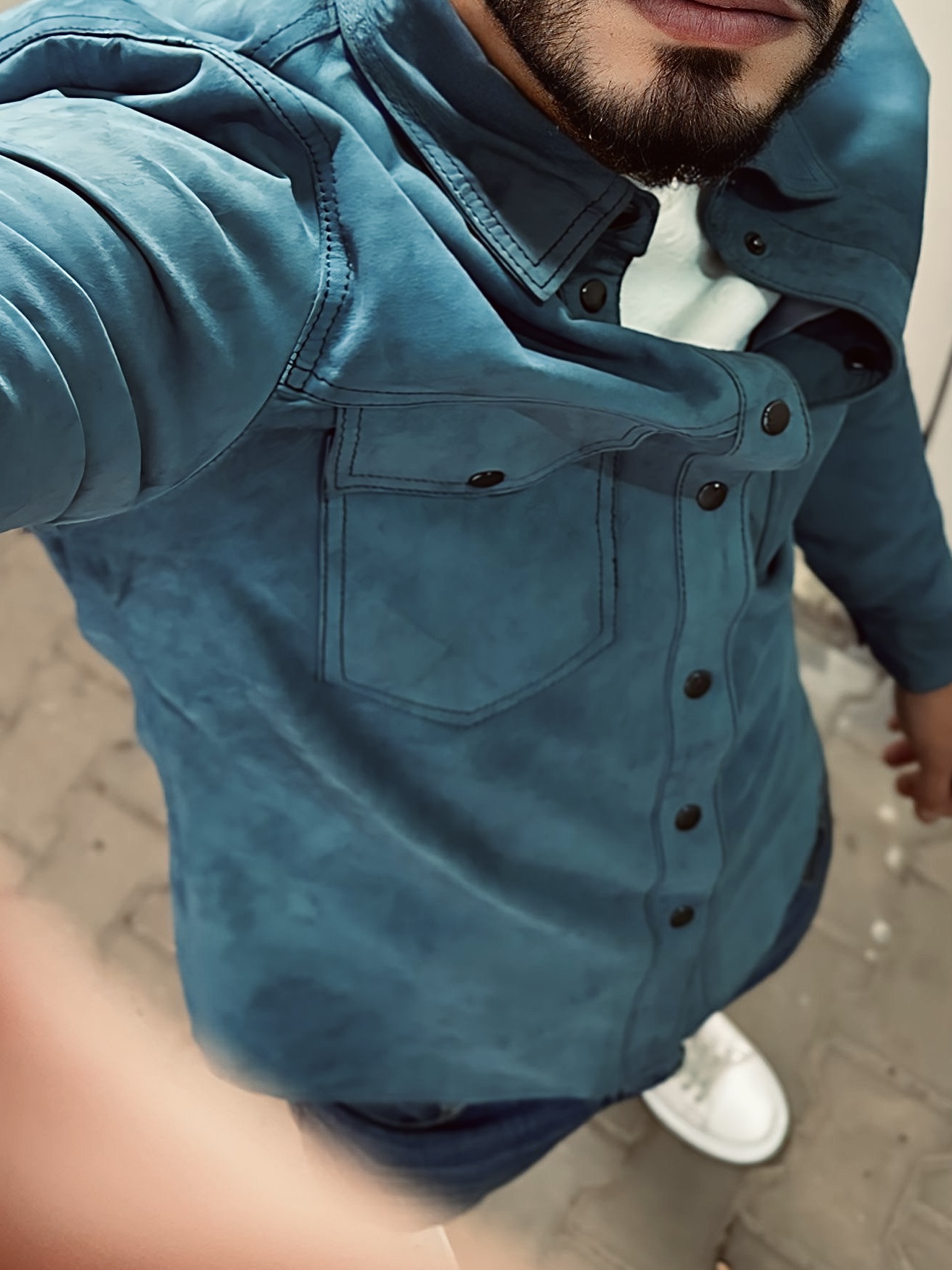 Daim & Nubuck modèle bleu