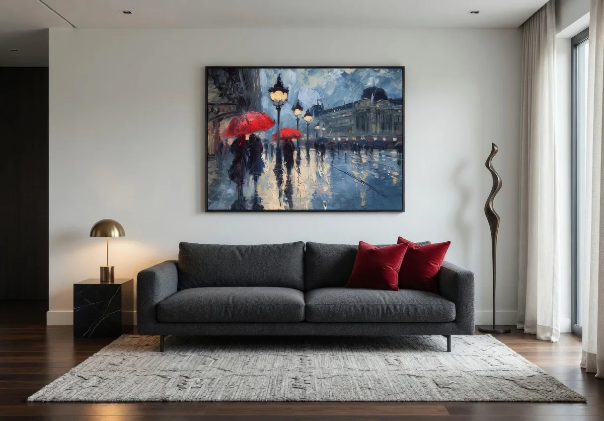 Pluie sur la Ville