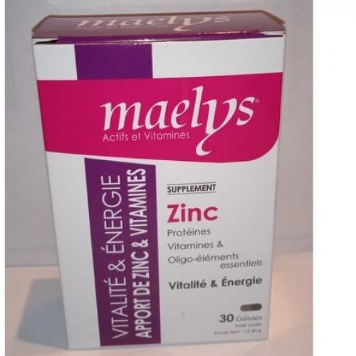 MAELYS Zinc & Vitamines B – Vitalité (30 gélules)