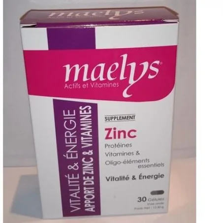 MAELYS Zinc & Vitamines B – Vitalité (30 gélules)