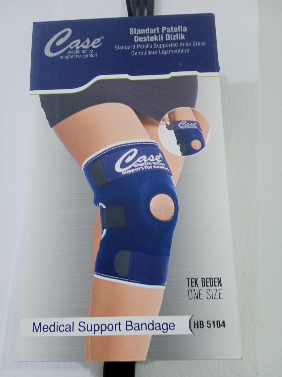 Genouillère avec soutien rotulien – Taille unique