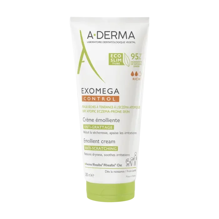 A-Derma Exomega Control Baume Émollient Anti-Grattage – 200ml