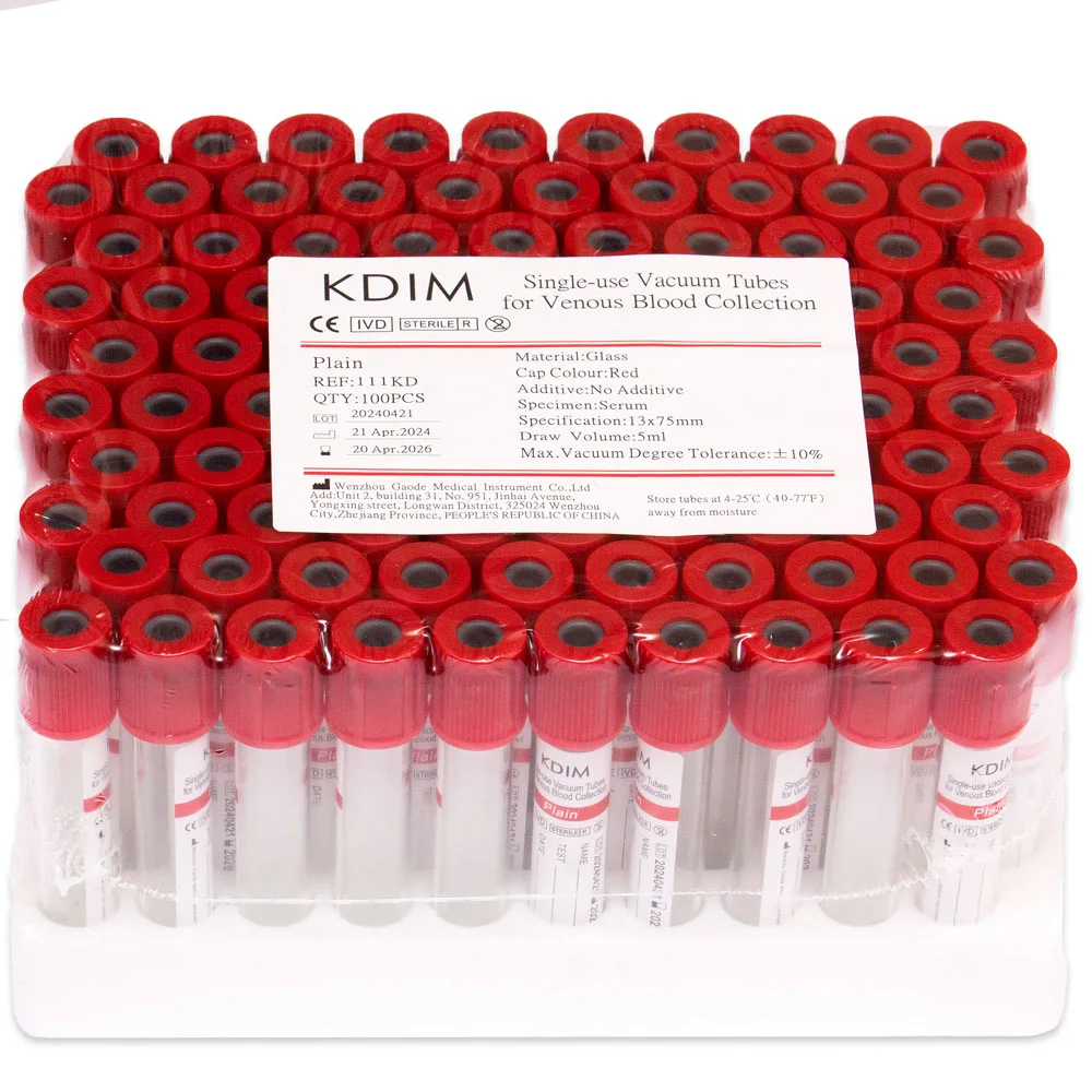 Tubes de Prélèvements - 100 tubes de 5ml