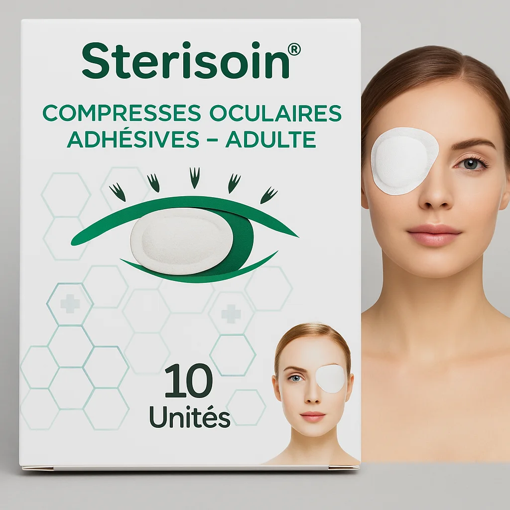Sterisoin® COMPRESSES OCULAIRES ADHESIVES - ADULTE