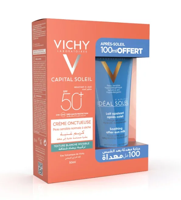 Vichy Capital Soleil Creme Onctueuse 50ml+ Apres soleil 100ml Pack