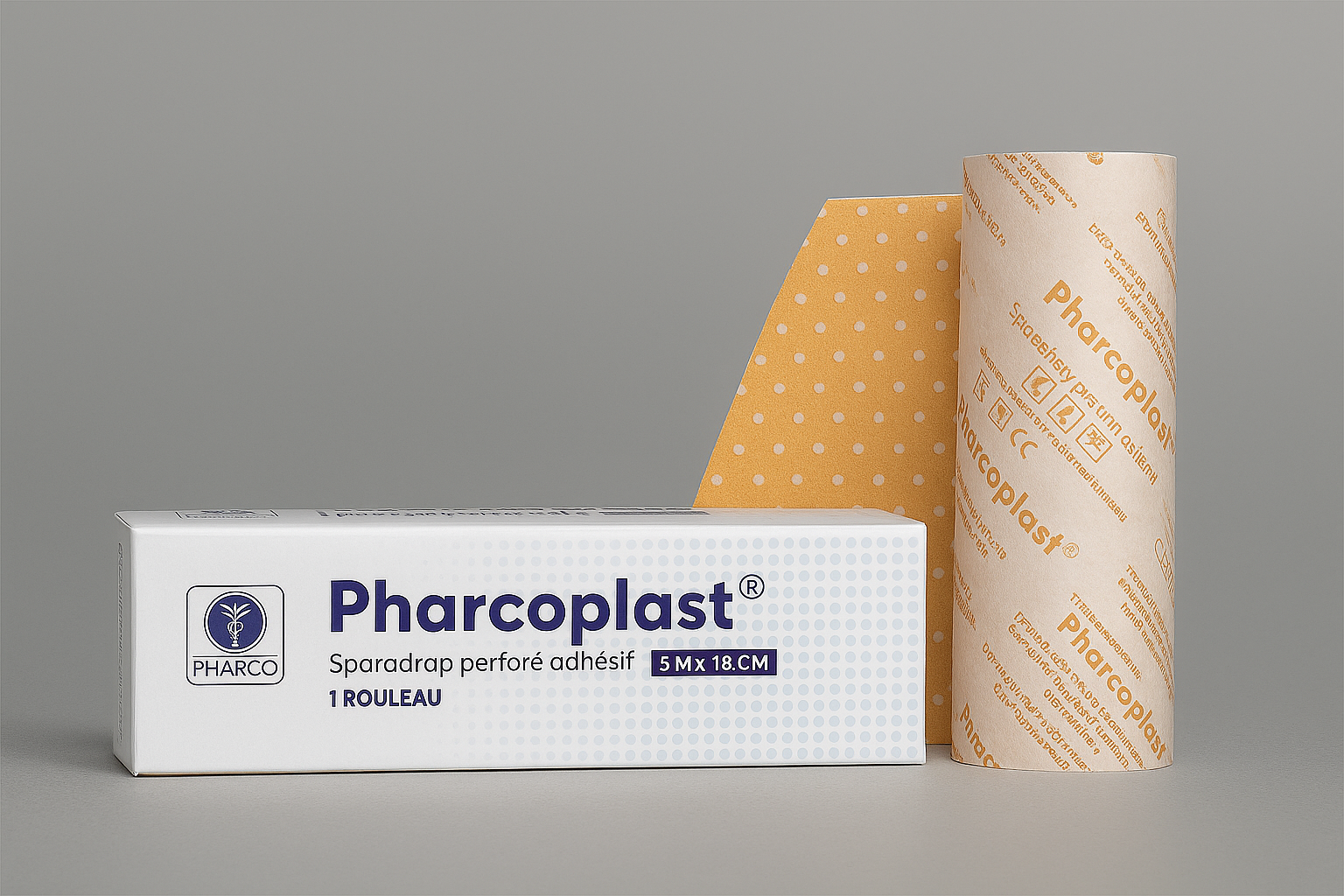 Pharcoplast® –  SPARADRAP PERFORE ADHESIF 5*18CM