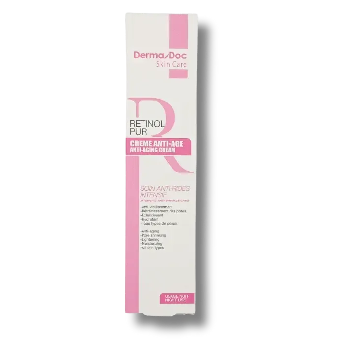 DERMA DOC CREME ANTE-AGE PURE RETINOL DE NUIT – 40ml