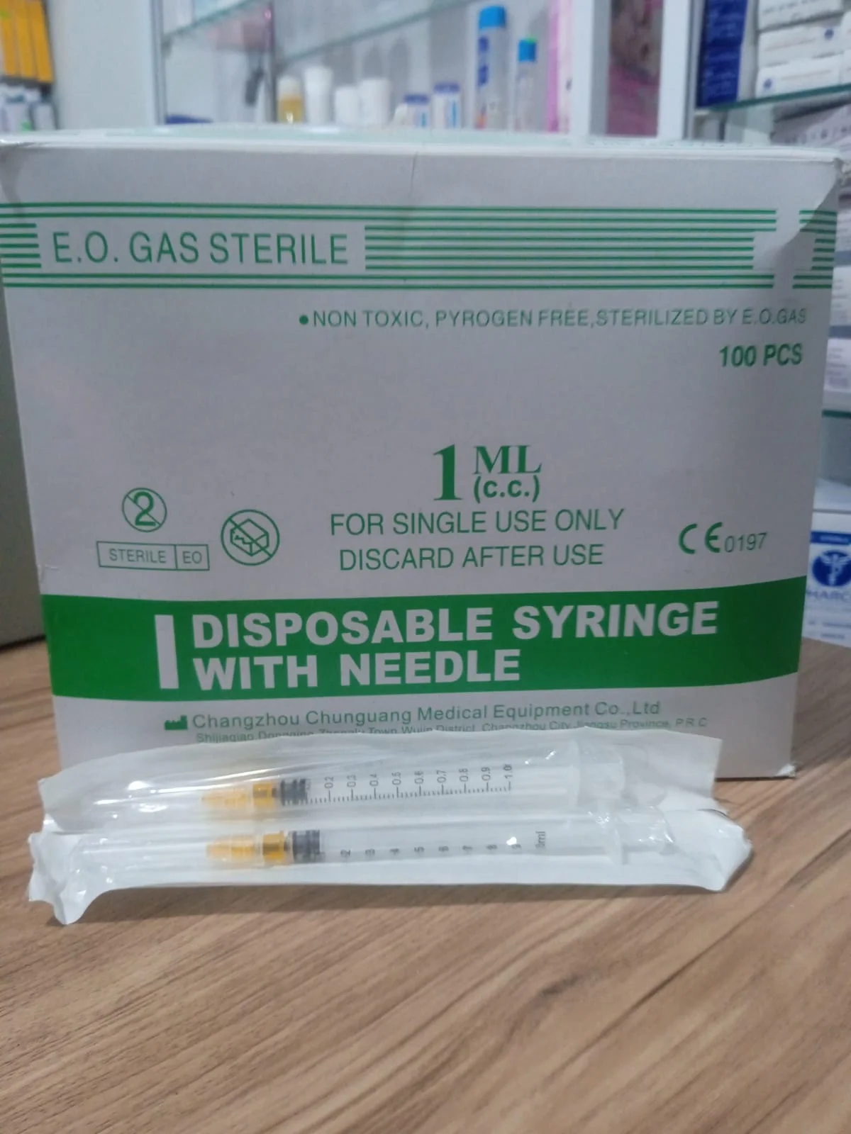 Seringue 1ml de mésothérapie  Boite de 100 unité