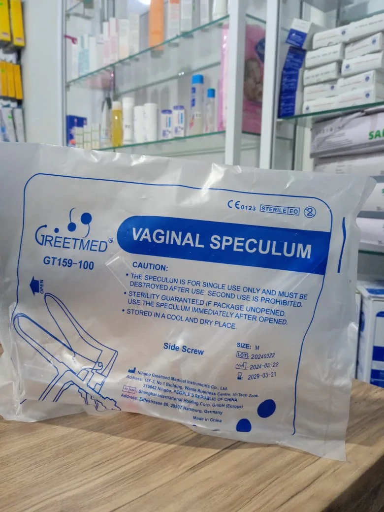 Spéculum vaginal jetable stérile