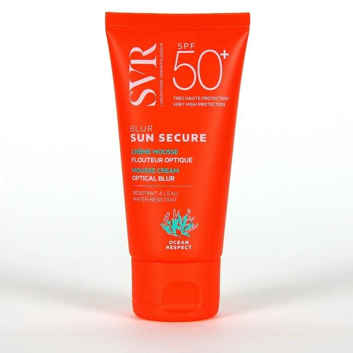 SVR  BLUR SUN SECURE CREME  SOLAIRE  MOUSSE