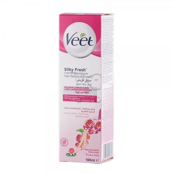 Veet Crème dépilatoire Silky Fresh Douceur longue durée Peaux Normales