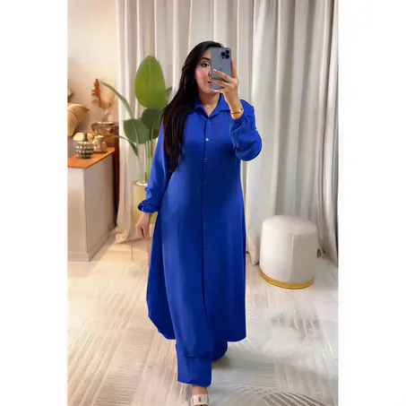 Ensemble Femme Chic (Chemise Longue & Pantalon)