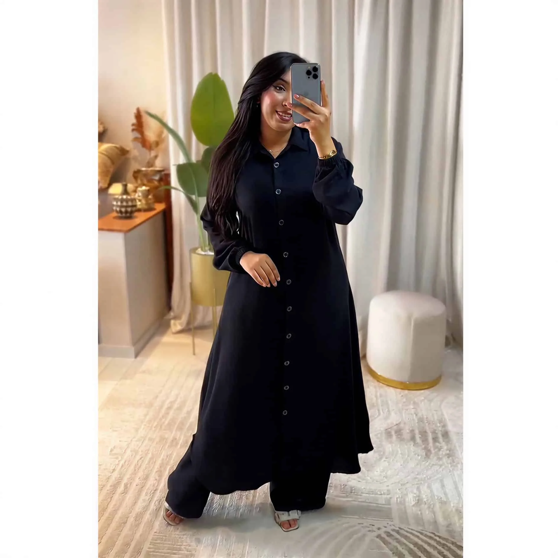 Ensemble Femme Chic (Chemise Longue & Pantalon)