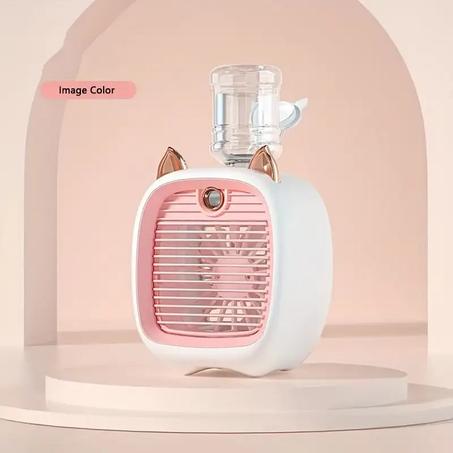 مكيف هواء محمول على شكل قطة