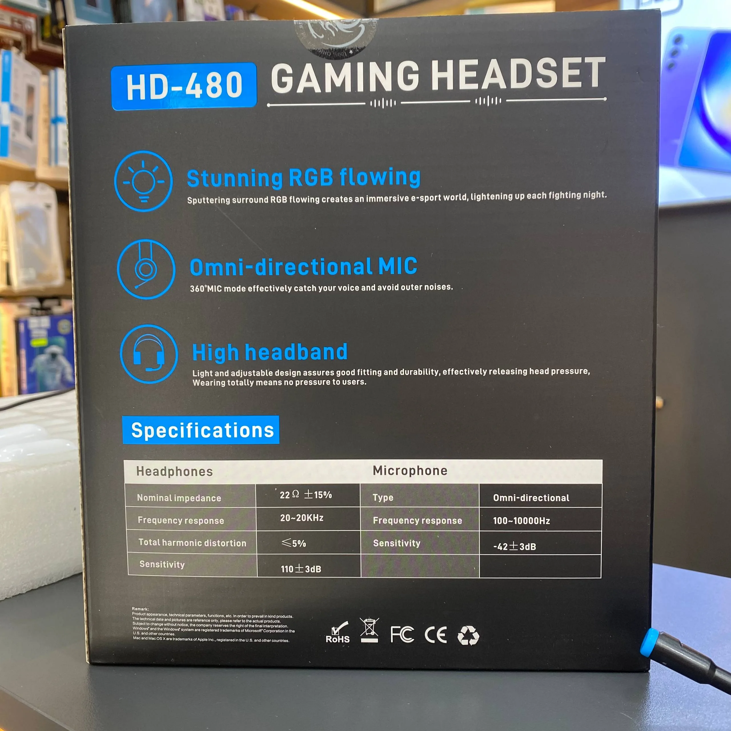 Gamin Casque iMICE HD-480