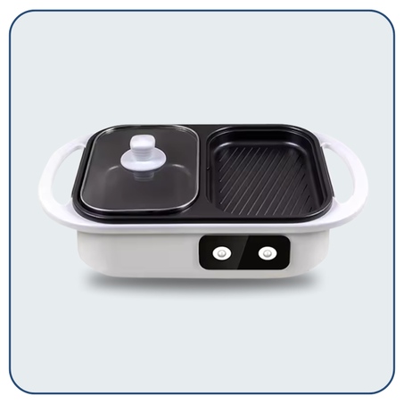 قدر وشواية كهربائية 2 في 1