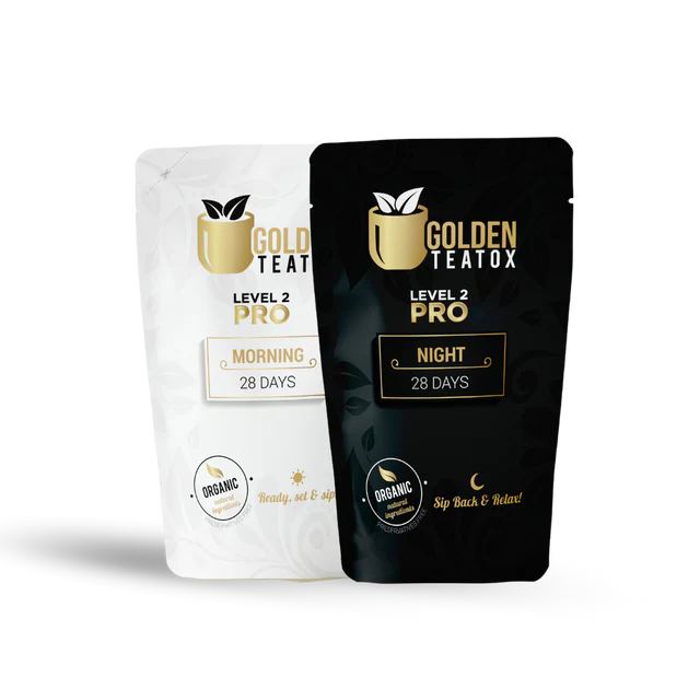 شاي التخسيس Golden Teatox المستوى 2 PRO