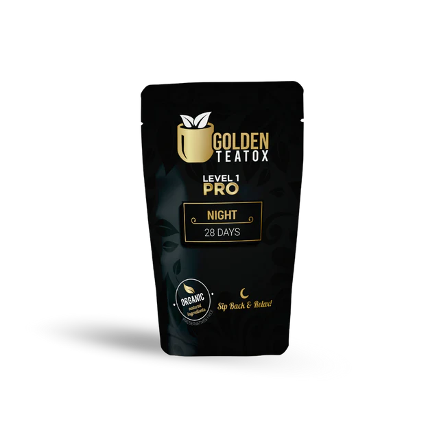 شاي التخسيس Golden Teatox  المستوى 1  PRO