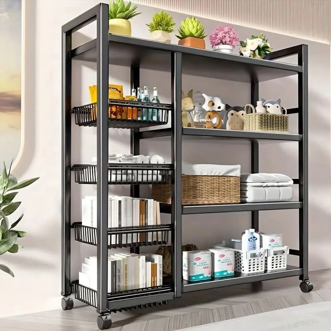 رف التخرين المعدني