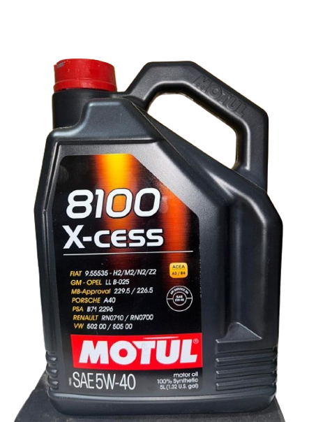 HUILE MOTUER Motul 8100 X_CESS 5W_40