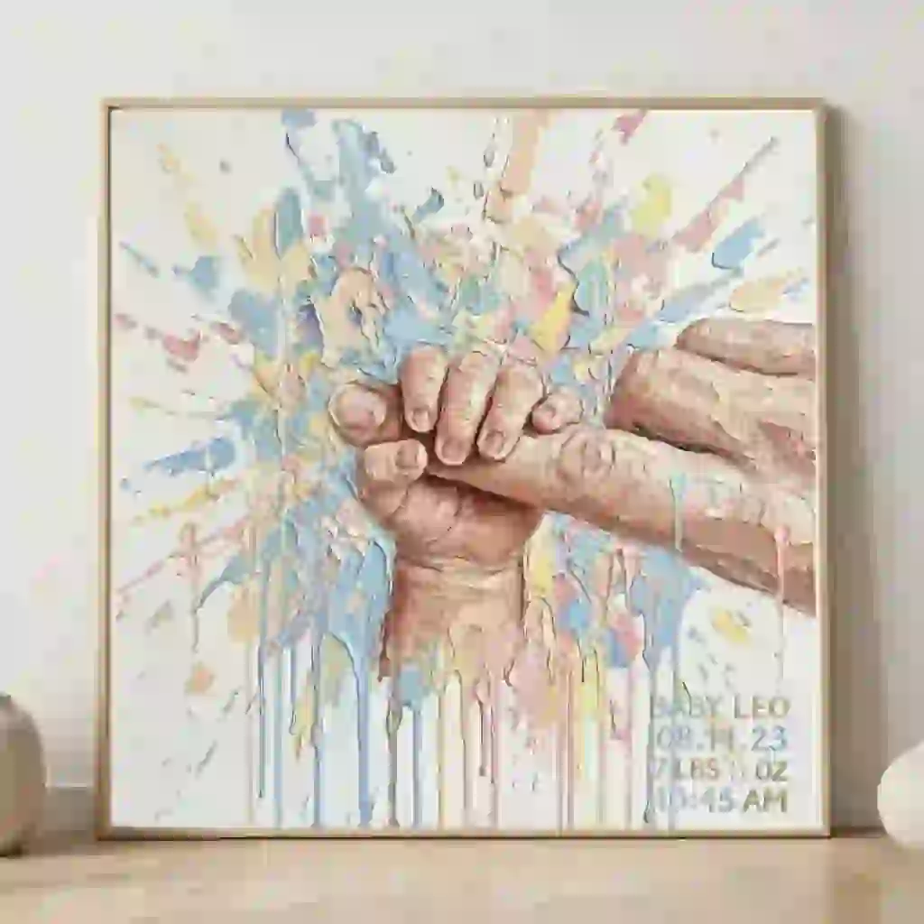 An abstract artwork depicting