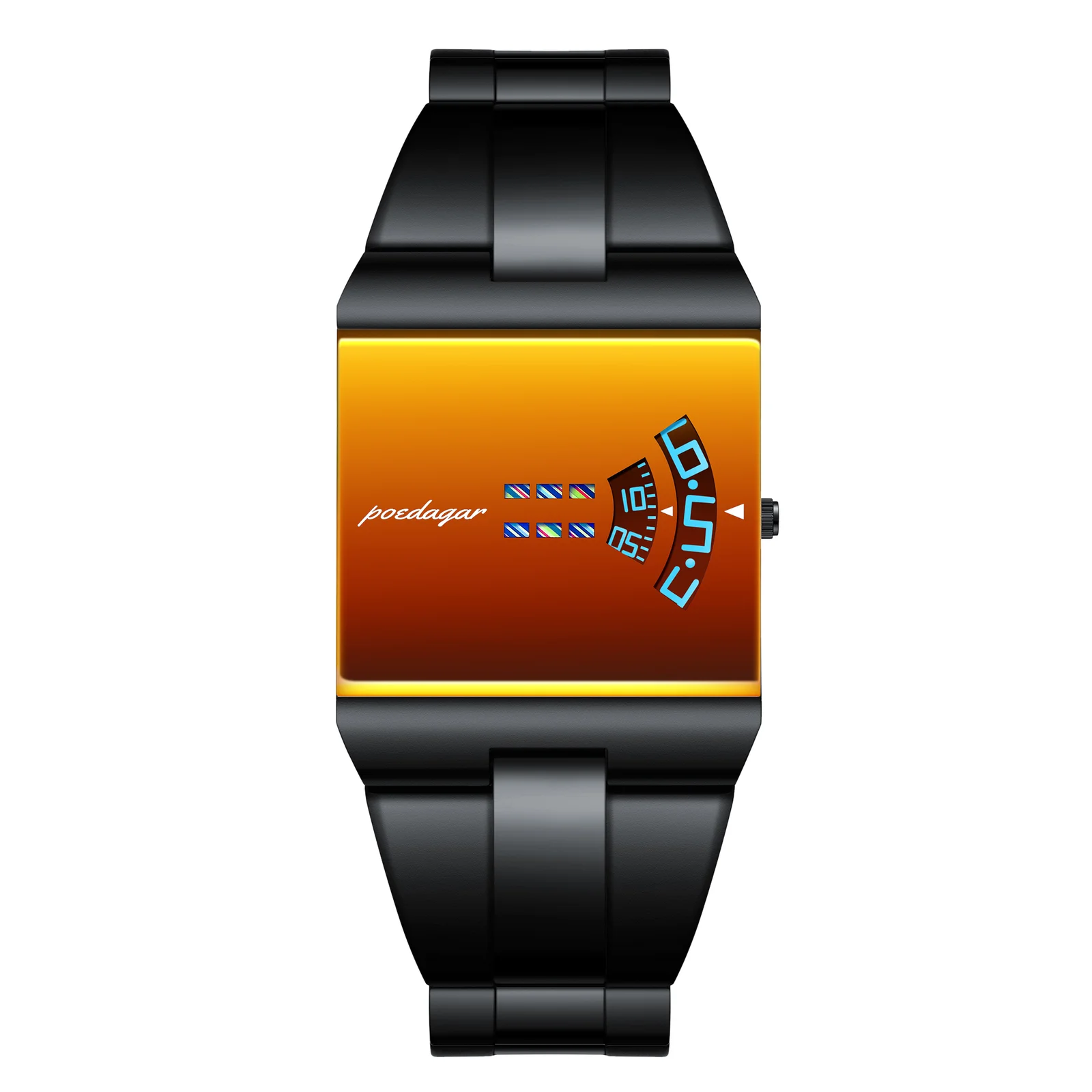 POEDAGAR 857 Top Rectangle Original Men Watch Waterproof