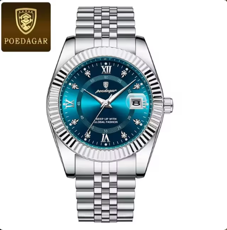 POEDAGAR Luxury Watch Waterproof