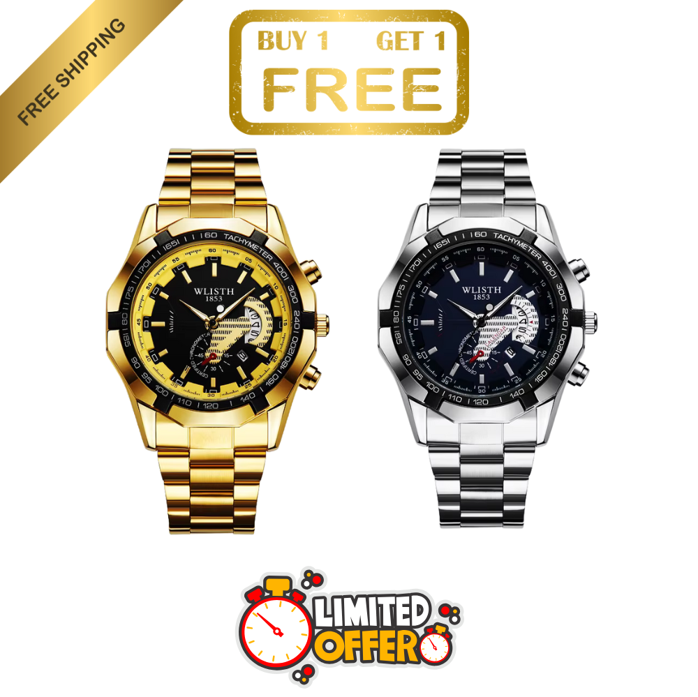 GOLD BLACK & SILVER