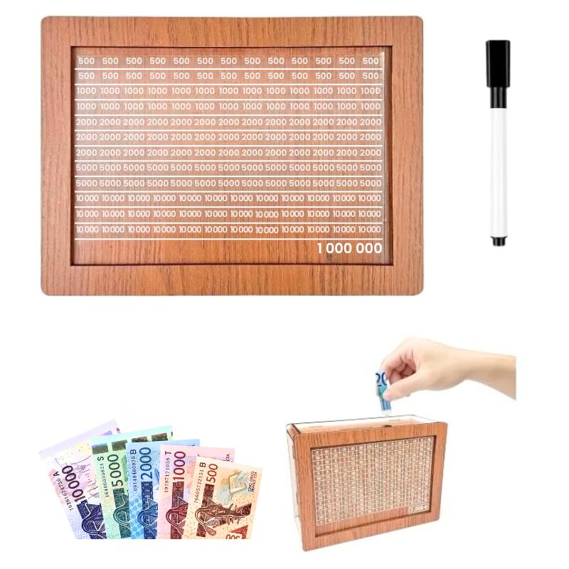 tirelire objectif 500 000 fcf