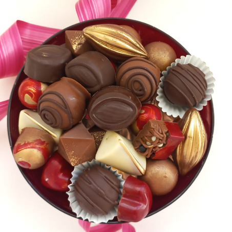 Boite chocolats gourmandes 20 pièces 9 recettes