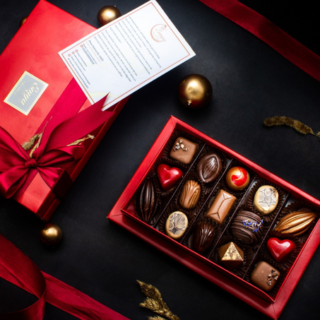 boite rectangulaire rouge  nouvelle collection