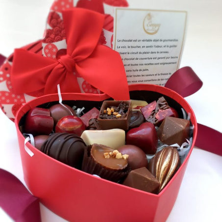 Boite cœur 20 pièces