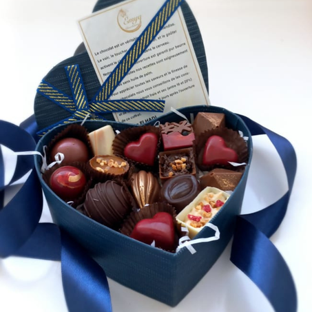 Boite cœur 20 pièces