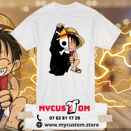 1 T-shirt pack young luffy