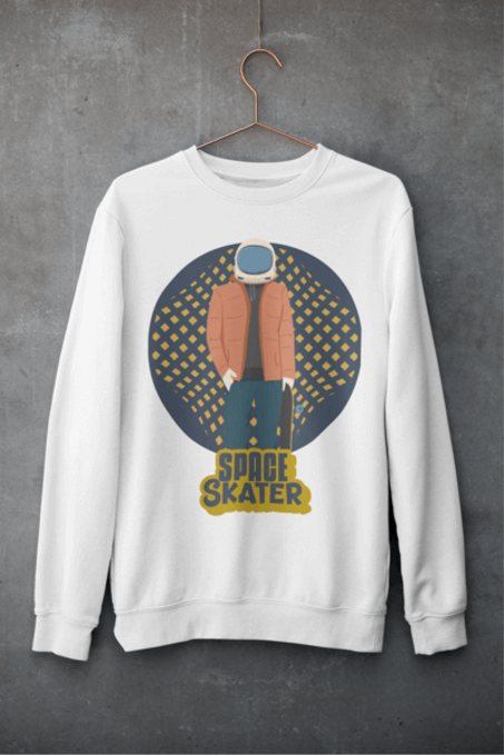 Pull-Sweatshirt-SPACE-SKATER-pour-Femmes