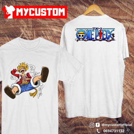 One piece T-shirt pack front and back